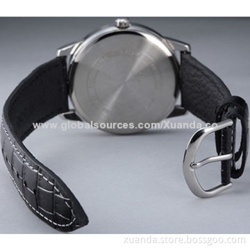 Fashion watch, 2014 new fashion black genuine leather for business man